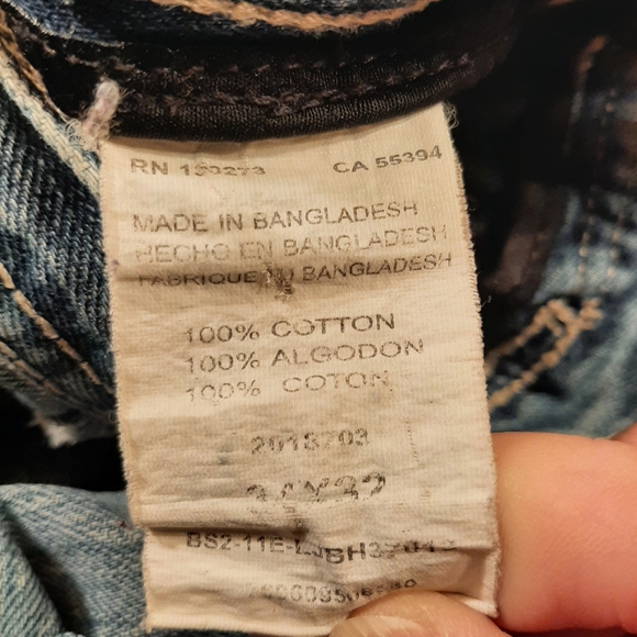 Lee Dungaree Boot Cut Jeans 36x32 - Picture 4 of 7